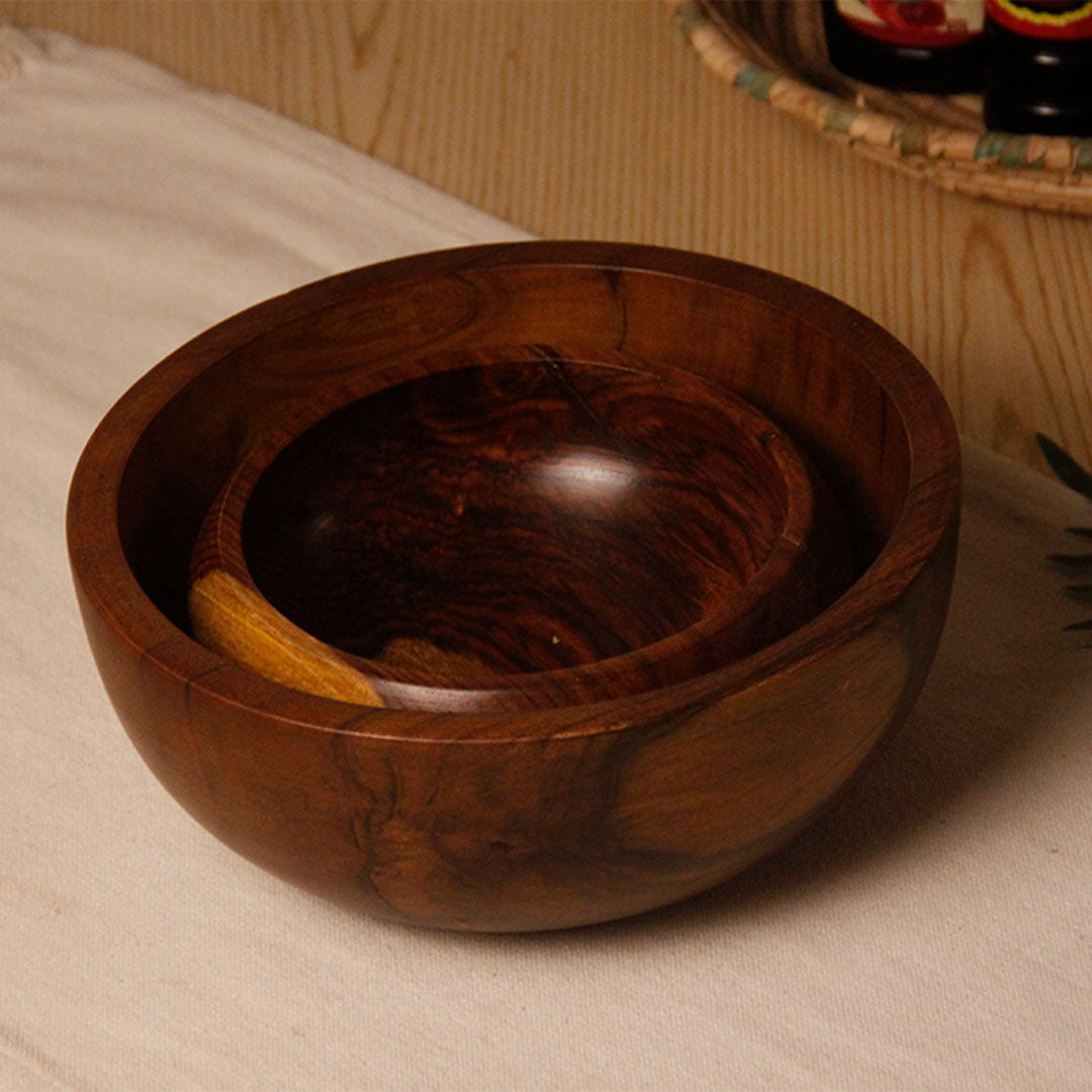 Natural Wooden Unique Bowl