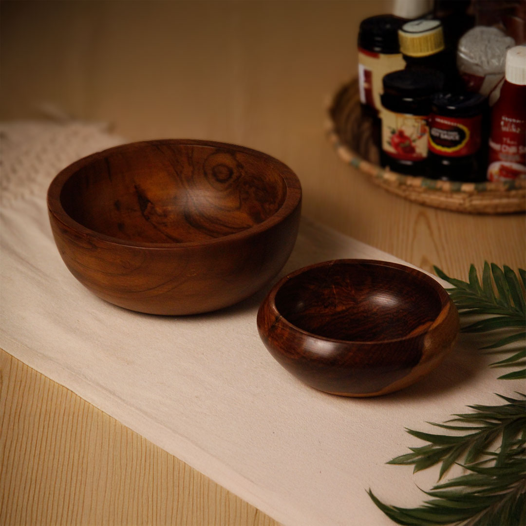Natural Wooden Unique Bowl