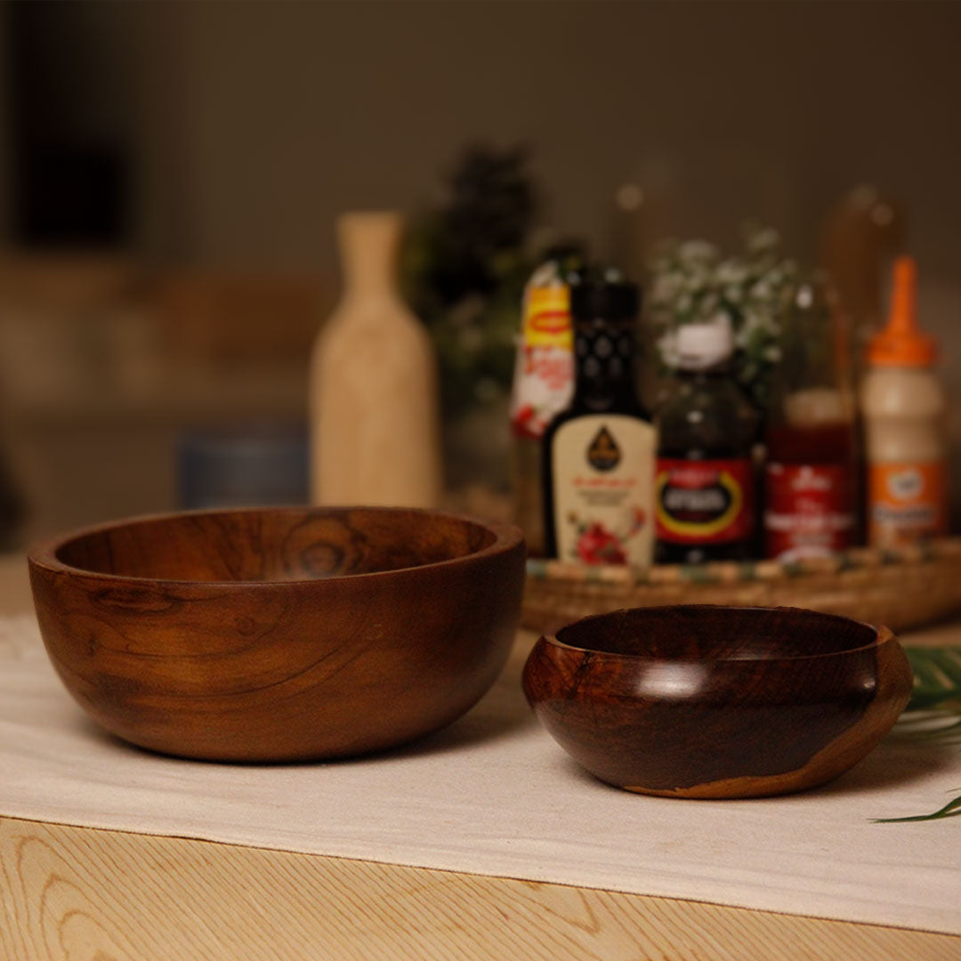 Natural Wooden Unique Bowl