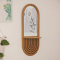 Dawrat Mirror – Wall Mirror with Wooden Shelf