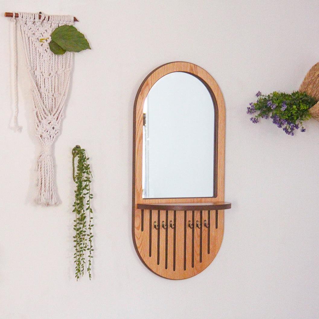 Wijhah - Key Holder with Mirror