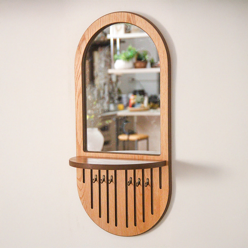 Wijhah - Key Holder with Mirror
